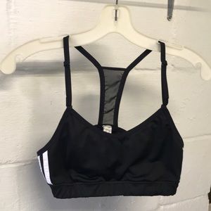 adidas Black and White Sports Bra